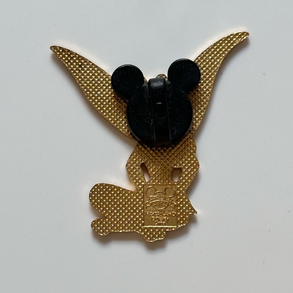 Rare Return to Neverland Tinker Bell Sitting Laughing Glitter Wings Disney Pin - Picture 3 of 5